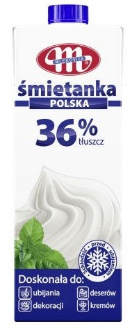 Кулінарні вершки Mlekovita, жирність 36%, 1 л., фото 1