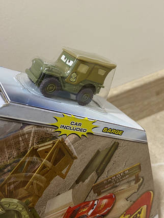 Трек Тачки Сержант на військовій базі (Disney/Pixar Cars Sarge's Stuntin' Surplus Playset), фото 2