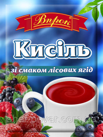Кисель лісова ягода 65 г ТМ "Впрок", фото 1