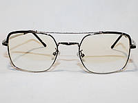 Очки Sun Chi 23041 серебро имиджевые разборная оправа для очков для зрения