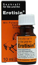 Натуральні краплі для сексуальної енергії та гармонії для чоловіків та жінок Milan Erotisin, 10 мл