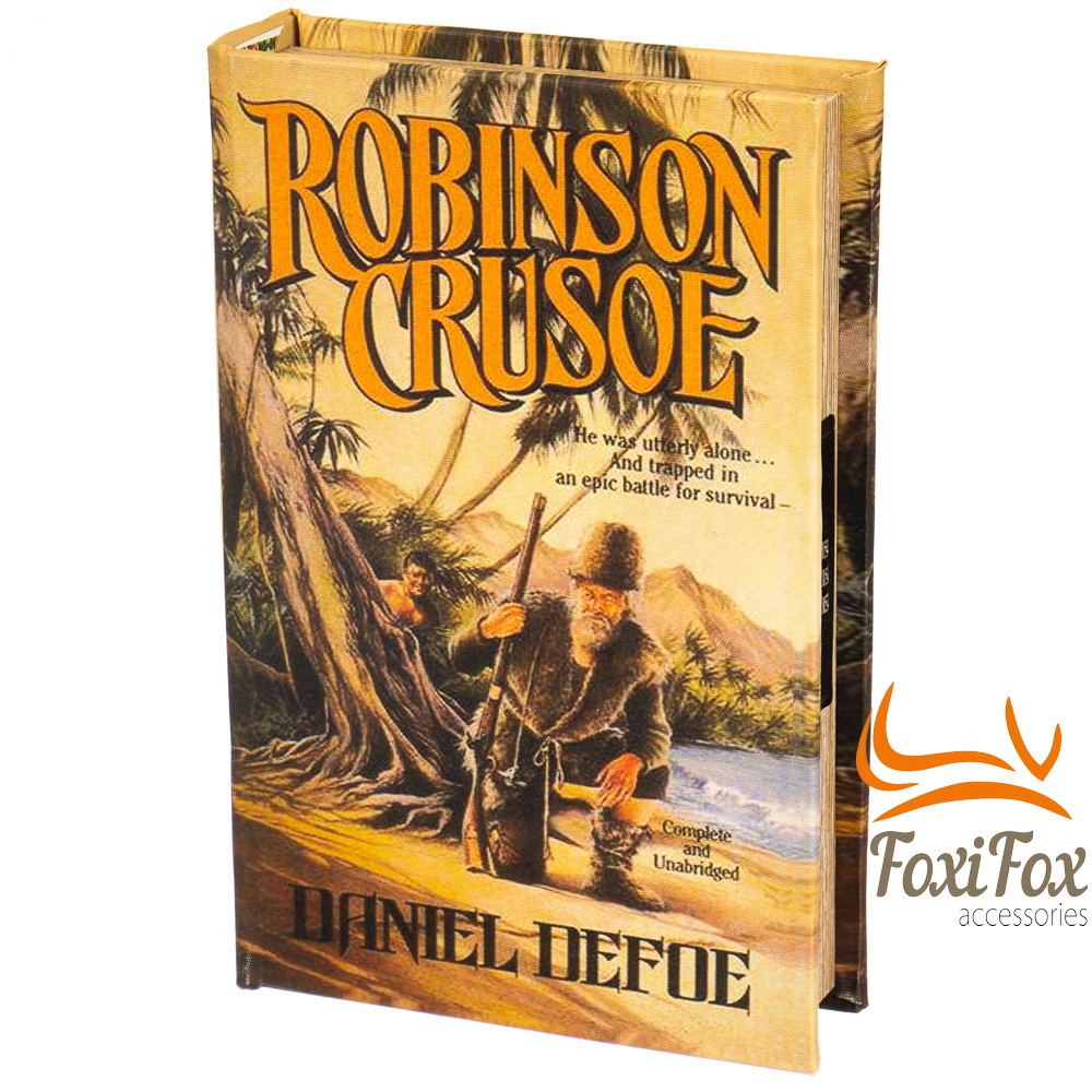 Книга сейф з кодовим замком Robinson Crusoe 26 см