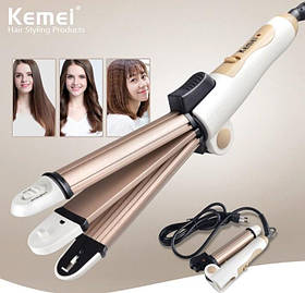 Стайлер багатофункціональний для волосся 3 в 1 Kemei KM-8851 складаний