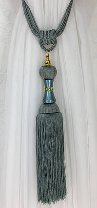 Декоративні пензлі для штор "Кайлас", Бірюза, фото 2