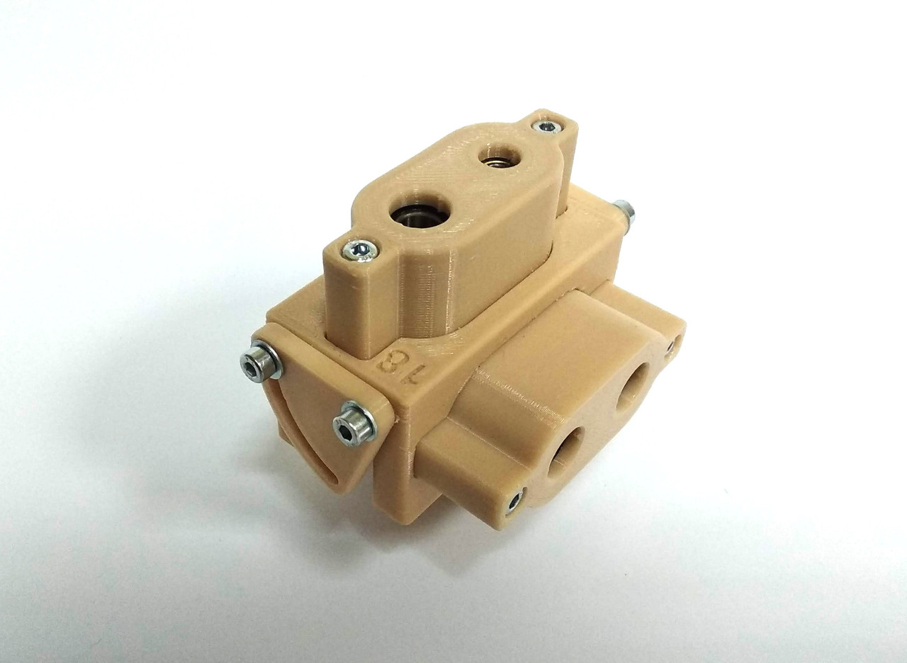 Кондуктор шаблон меблевий подвійний П-подібний під шкант, конфірмати 16/18/19, фото 1