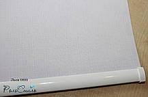 Готові рулонні штори 600х1650мм Льон 800 (білий колір), фото 3