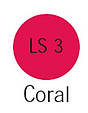 Зволожувальна губна помада колір LS 3 корал SPF 15 Locherber/Cosval натуральна, фото 5