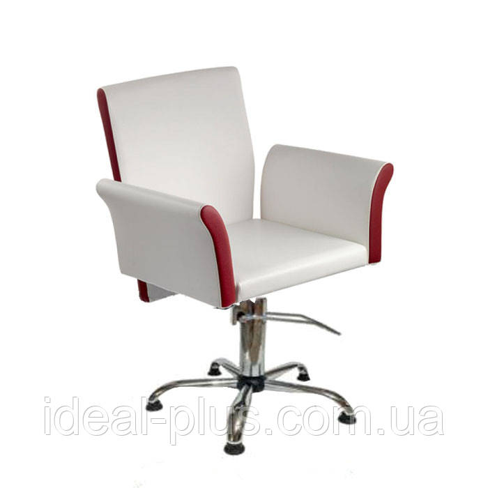 Перукарське крісло Локкі з зігнутими підлокітниками
