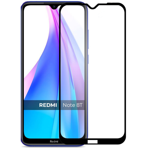 Захисне скло Mocolo для Xiaomi Redmi Note 8T Full Glue 5D Black (0.33 мм)