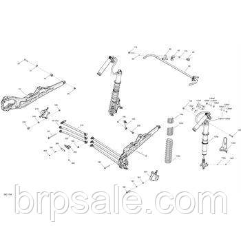 Болт M12X1.75X135 Can-Am BRP SCREW-HEX.FLANGE DIN.6921 M12X1.75X135, фото 1