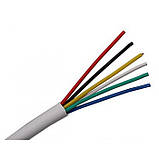 Кабель сигнальний 6жил без екрана "EUROSAT", білий, 100 м, фото 2