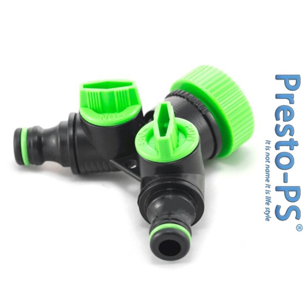 Тройник с кранами редукционный 3/4" / 1"в Presto-PS 4027, цена 119.61 ...