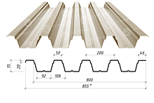 Профнастил Несучий НС 75 / 0,65 мм ZN, фото 5