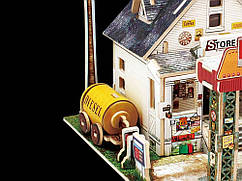 Ляльковий будиночок 3D Diy дерев'яний Бензоколонка