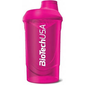 Шейкер BioTech Wave 600 мл, Pink