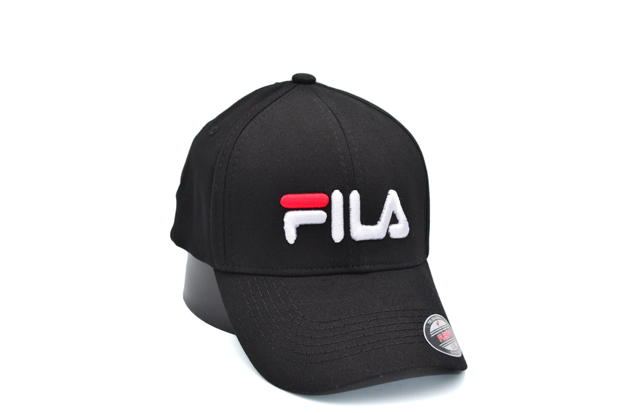 Кепка фулка Flexfit Fila 56-58 см чорна (F 0919-55)