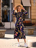 Стильне жіноче плаття із шовку Армані "Romantic" Батал, фото 3