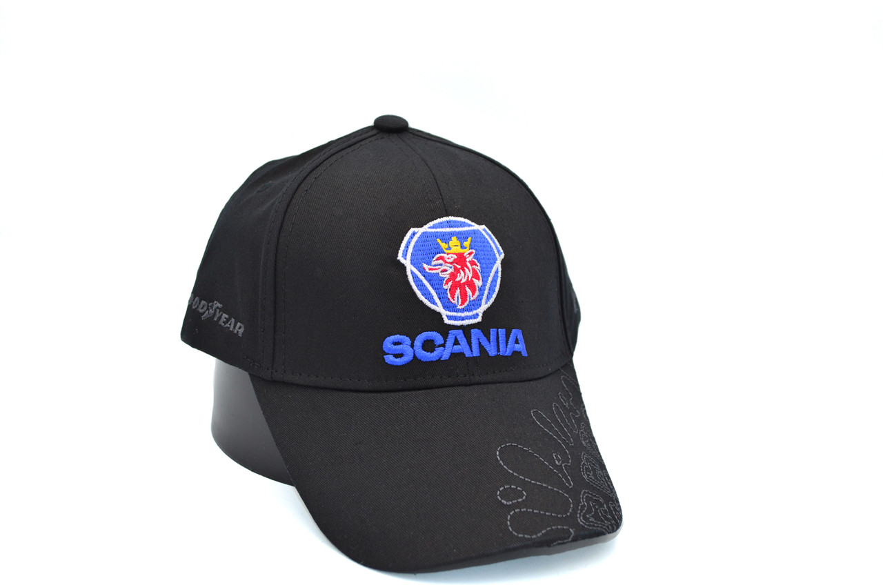 Кепка Fang з автомобільним логотипом Scania 56-58 см чорна (F 0919-68)
