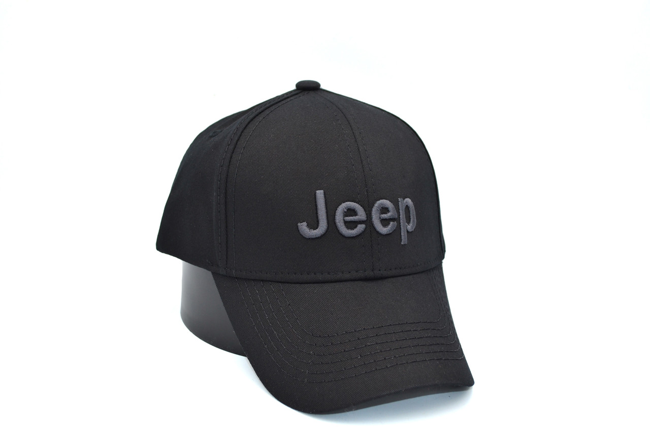 Кепка Fang з автомобільним логотипом Jeep 56-58 см чорна (F 0919-70)