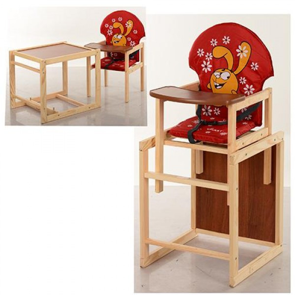 Детский деревянный стульчик для кормления M V-010-21-3 (ID#144009903 ...