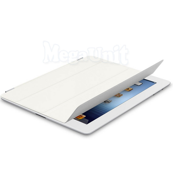 Чехол-обложка Smart Cover Polyurethane для iPad 2/3/4 Белый - фото 3 - id-p72633795