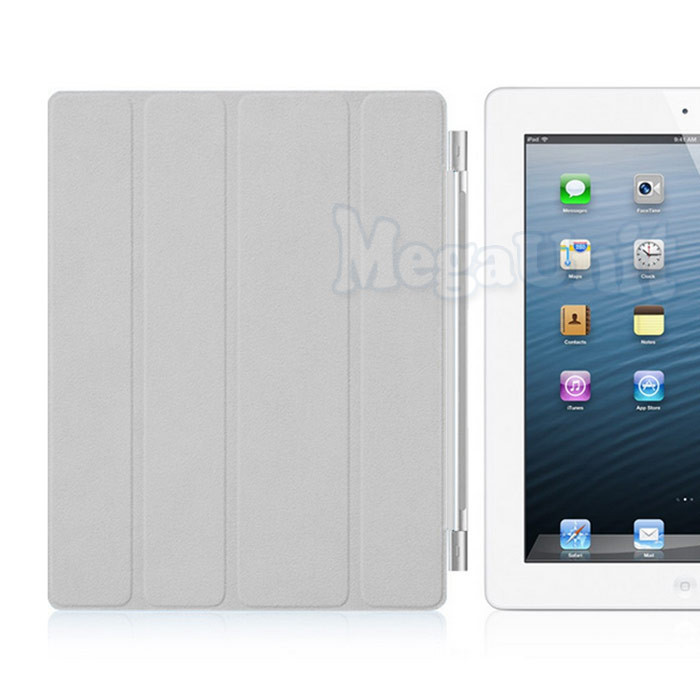 Чехол-обложка Smart Cover Polyurethane для iPad 2/3/4 Белый - фото 5 - id-p72633795