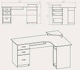 Стіл комп'ютерний "СУ - 3", Комп'ютерні столи кутові, фото 8