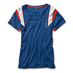 Оригінальна жіноча футболка BMW Motorrad Motorsport T-Shirt, Ladies, Blue, артикул 76628560944