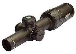 Приціл оптичний YUKON Jaeger 1-4x24 X01i, азот, посадка 30мм, навантаження до 7000 Дж, підсвітка