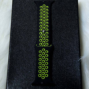 Ремінець Nike Sport для Apple Watch 42mm / 44mm black-green