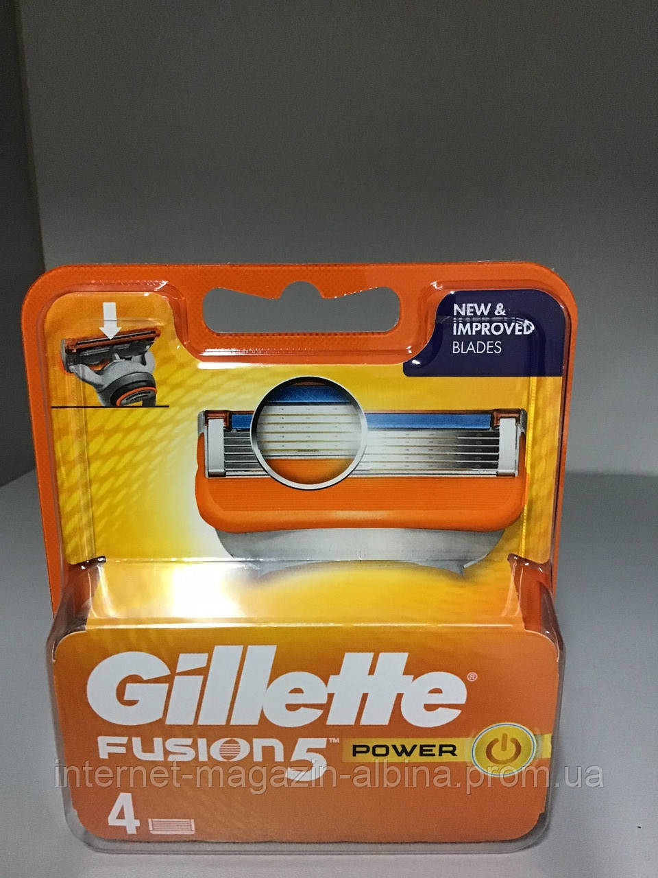Касета для бритви Gillette Fusion Power 4 шт.