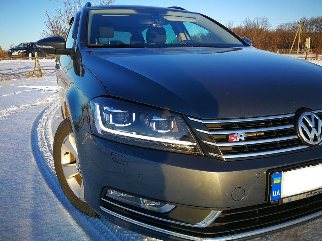 Передні фари VW Passat B7 тюнінг Led оптика стиль Б8, фото 1