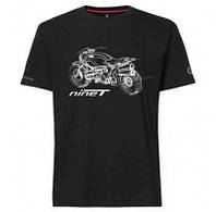 Оригинальная футболка унисекс BMW Motorrad T-shirt Unisex, R nineT Scrambler, Black, артикул 76618392227