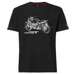 Оригінальна футболка унісекс BMW Motorrad T-shirt Unisex, R nineT Scrambler, Black, артикул 76618392227