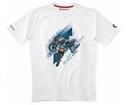 Оригінальна футболка унісекс BMW Motorrad T-shirt Unisex, G 310 GS, White артикул 76618392201