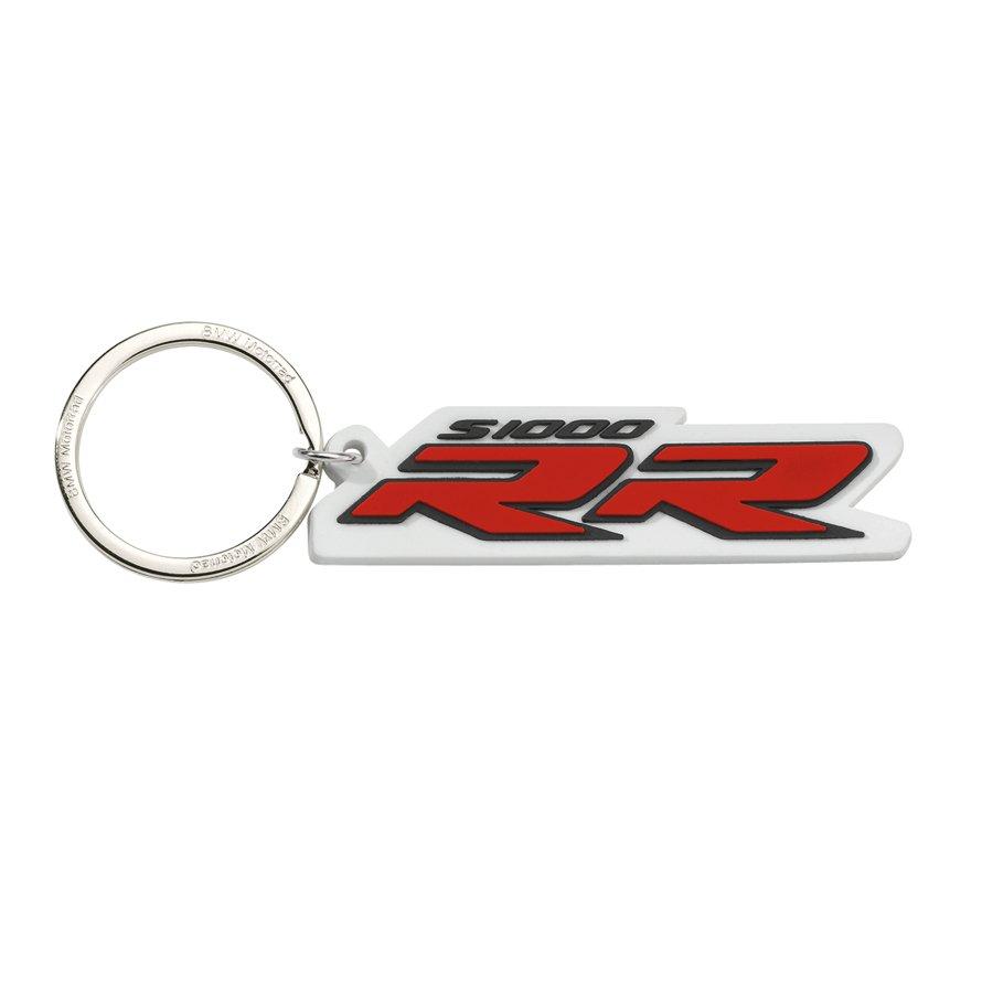 Оригінальний гумовий брелок BMW Motorrad S 1000 RR Key Ring, White, артикул 76618392159, фото 1
