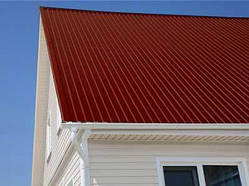 Профнастил глянсовий бордового кольору РАЛ 3005, Профліс глянсовий колір стигла вишня РАЛ 3005.