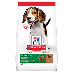 Hills (Хілс) SP Healthy Development Puppy - корм для цуценят середніх порід з ягнятком та рисом 2.5 кг