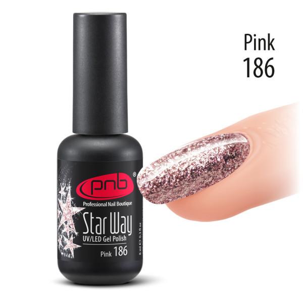 Гель-лак PNB Star Way Pink 8 мл.