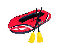 Лодка надувная одноместная с двумя веслами Bestway 61078 BW Hydro-Force Raft Set 155х93 см