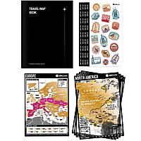 Планер подорожей з скретч-картами Travel Map Book