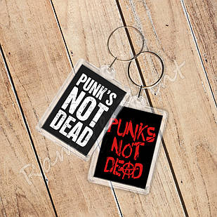 Брелок Punks not dead 002