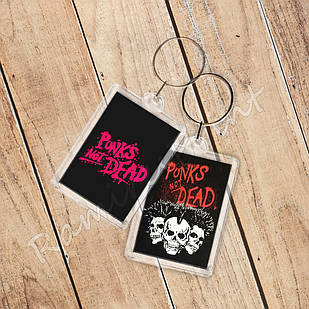 Брелок Punks not dead 006
