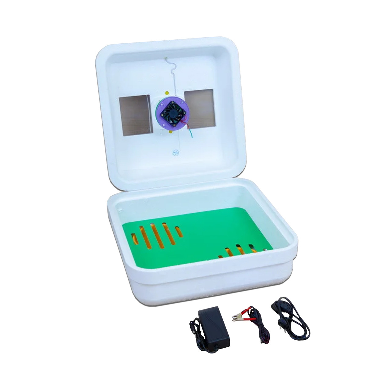 Інкубатор Рябушка Turbo 70 (цифровий терморегулятор, вентилятор) (12/220 В)