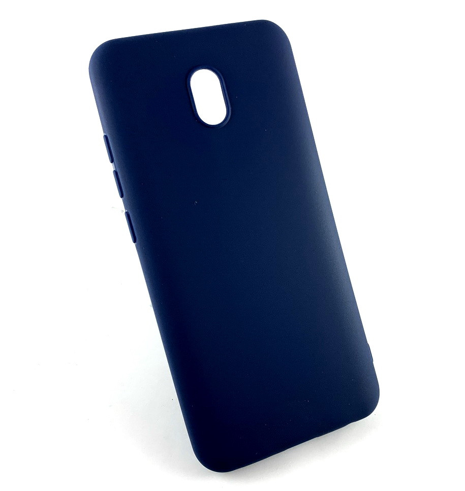 Чохол для Xiaomi Redmi 8A накладка на бампер протиударний Soft Touch синій