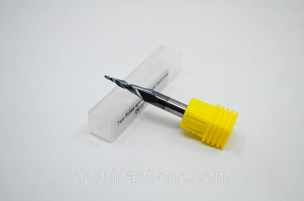 Фреза конусна укорочена R 0.5*20C*6D*50L