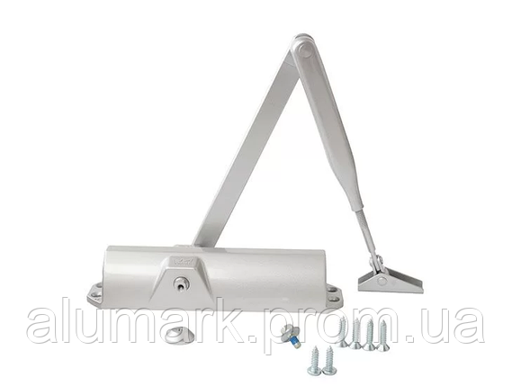 Доводчик Dorma TS-68 EN2/3/4 с тягой, Серый, фото 2