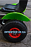 Дитячий педальний велокарт на надувних колесах від 5 до 12 років, Bambi M 1450-5 салатовий. Веломобіль на педалях, фото 4