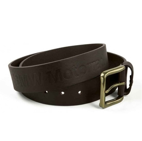 Оригінальний шкіряний ремінь унісекс BMW Motorrad Belt, Unisex, Leather, Brown, артикул 76129898222