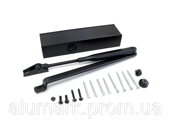 Доводчик Dorma TS-Profil EN 2/3/4/5, с тягой Черный, фото 2